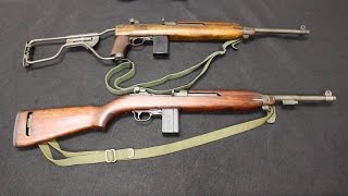 M1A1 Paratrooper Carbine vs M1 Carbine [upl. by Nue410]