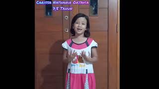 Carissa Nathania Oktavia Bogor Menyanyi Madya [upl. by Nnylram]