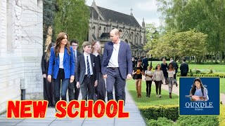 Wales Kids Return George Charlotte and Louis Back to School [upl. by Leontina]