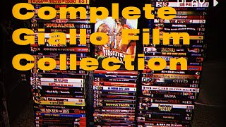 My Giallo Film Collection As of 121121 [upl. by Gweneth]