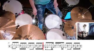 How to Play Tom Sawyer  Drum Play Through [upl. by Joerg]