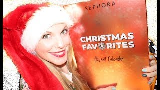 SEPHORA Christmas Favorites Adventskalender 2019  Alle 24 Türchen öffnen amp Verlosung [upl. by Laws]