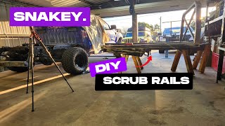 TRAY BUILD PT3 DIY SCRUB RAILS4x4 [upl. by Caryn]