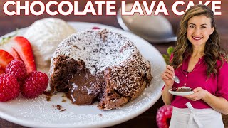 How to Make Chocolate Lava Cakes Recipe  Molten Chocolate Cake [upl. by Alah]