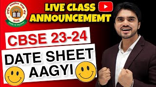 🔔 CBSE Date Sheet 2024  Class 10th  Class 12th  PDF Download 🔔 [upl. by Weiler]