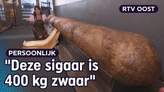 Ria restaureert de grootste sigaar ter wereld  RTV Oost [upl. by Haimaj65]