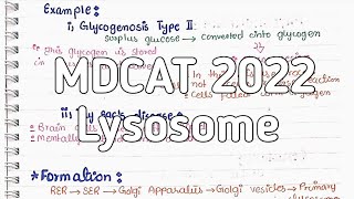 Lysosome  NMDCAT 2022  Cell Biology [upl. by Lauber]