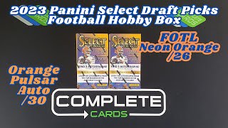 2023 Prizm Draft Picks Football Hobby Box Opening 4ish Autos per Box [upl. by Feune]