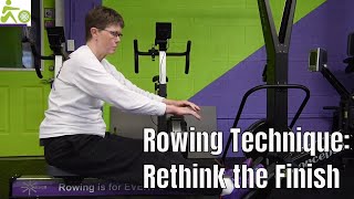 Rowing Technique Rethink the Finish [upl. by Ahsan]