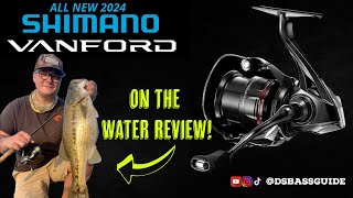 New 2024 Shimano Vanford FA ON THE WATER Reel Review UnboxingFishing Content [upl. by Anjanette]