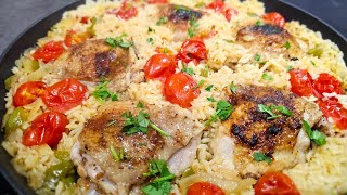 OnePot Chicken and Rice  Quick amp Easy Dinner Recipe [upl. by Eirellav]