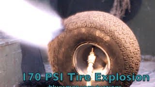 170 PSI Tire Explosion [upl. by Joeann]