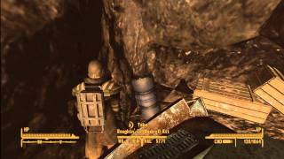 Roughin It Bedroll Kit Sleeping Bag Location Fallout NV Lonesome Road HD 1080p [upl. by Euginomod792]