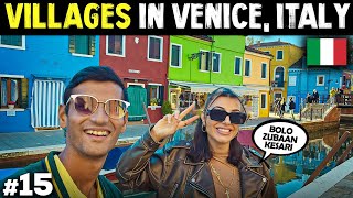 Worlds Most Colorful island in Venice Italy 🇮🇹  Europe Tour vlog [upl. by Vallo603]