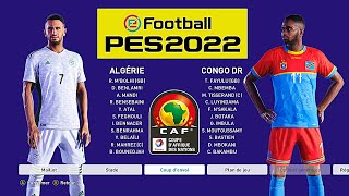 ALGÉRIE  RD CONGO  PES 2022 PS5 MOD Legend Difficulty HDR Next Gen [upl. by Alisa]