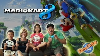 MARIO KART 8 Mania Lets play with the EvanTubeHD Family [upl. by Biddy994]