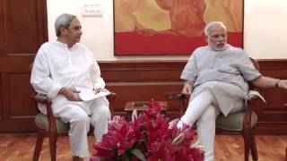 Odisha CM Naveen Patnaik calls on PM [upl. by Nahc879]