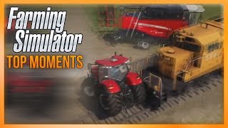 Farming Simulator Top Moments [upl. by Pembroke]