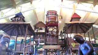 Great Wolf Lodge Grapevine TX  Inside Splash Zone [upl. by Lenra]