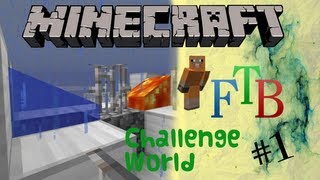 Minecraft FTB Pax Challenge Pack  Part 1 I AM SCARED [upl. by Inaboy]