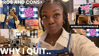 I QUIT‼️UNEMPLOYED WHY I NO LONGER WORK FOR BATH amp BODY WORKS [upl. by Oba]