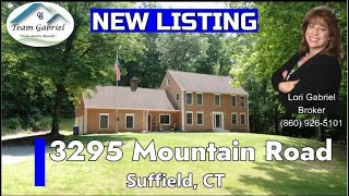 New Listing  3295 Mountain Road Suffield CT [upl. by Elbertina547]