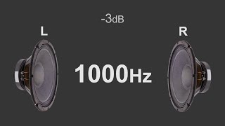 Stereo test tone Left and Right by frequency from 50Hz to 16000Hz [upl. by Anomas]