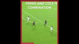 Yorke and Cole 😍 manutd manchesterunited cole yorke barcelona football soccer [upl. by Jerrold]