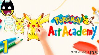 Pokémon Art Academy Part 1  Nintendo 3DS [upl. by Yesllek]