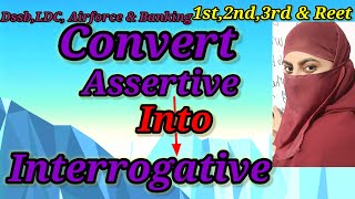 Convert Assertive to Interrogative sentence  Transformation for sentence In English Grammar [upl. by Templeton]