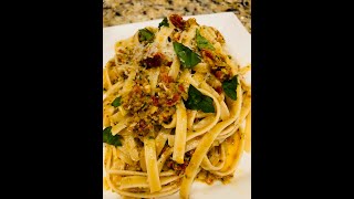 Bradley the Singing Chefs Easy Lemony Sun Dried Tomato Tapenade Pasta [upl. by Lasonde]