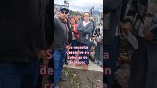 Tuberías tapadas generan inundaciones azucenacisneros faustinodelacruz amlo ecatepec [upl. by Nautna874]