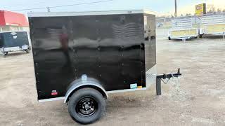 Cargo Mate 5x8 Enclosed Cargo Trailer  AAA Trailer  Howell MI [upl. by Watkins955]