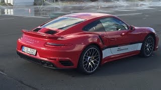 2016 Porsche 911 Turbo S  Exhaust sound Acceleration and Driving [upl. by Rolf]