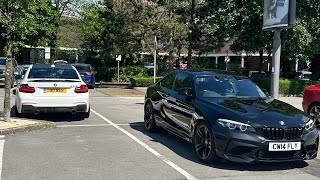 Racing A 500HP M140i In A 400HP M235i [upl. by Dnomyar867]