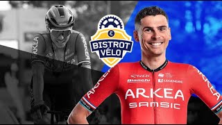 Bistrot Vélo avec Warren Barguil coureur de léquipe ArkeaSamsic [upl. by Huoh]