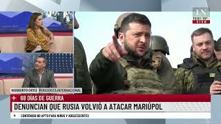 Las tropas de Putin presionan quotmás y másquot Rusia volvió a atacar Mariúpol [upl. by Atinram258]