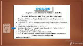 LO1  ¿Cómo conecto mi edificio a la red de ESSAP [upl. by Linell]