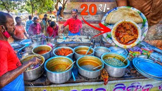 Cheapest Food of Odisha Only 20₹  Bhubaneswar  Street Food India [upl. by Hanah321]