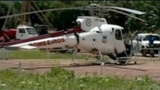 Accidente de helicóptero en Brasil [upl. by Lenka]