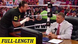 CM Punk negotiates his contract with Mr McMahon [upl. by Omarr]