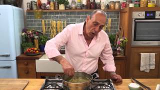 Gennaro Contaldo demonstrates how to cook pasta quotal dentequot [upl. by Eihctir646]