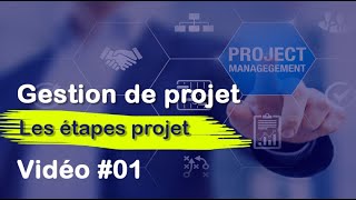 Gestion de projet 01  Quelles sont les étapes dun projet [upl. by Llenyaj464]