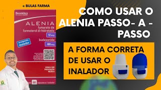 ALENIA COMO USAR O INALADOR PASSOAA PASSO [upl. by Eissirhc]