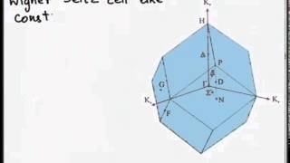 Mod01 Lec05 Reciprocal lattice II Brillouin zone and Braggs diffraction condition [upl. by Nivrac]