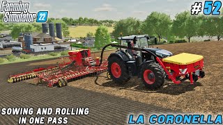 Enhancing Soil with Manure and Cultivation Canola Sowing  La Coronella Farm  FS 22  ep 52 [upl. by Zeuqram284]