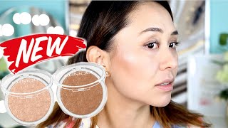 CLINIQUE POWDER POP FLOWER BRONZER AND HIGHLIGHTER REVIEW [upl. by Frannie]