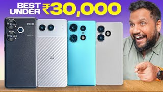 Best Phones Under Rs 30000 Q3 2024  The Most Exciting Category [upl. by Ogires]