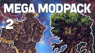 Terraria  2 GIANT TREE BOSS Mega Modpack Lets Play [upl. by Norac762]