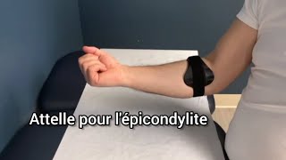 Attelle pour lépicondylite  Comment mesurer et la porter correctement pour soulager la douleur [upl. by Aiceled262]